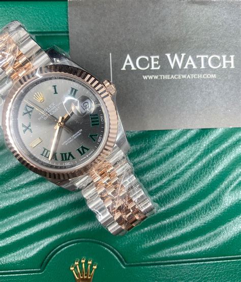 rolex datejust 41溫布頓|rolex sunray datejust 41.